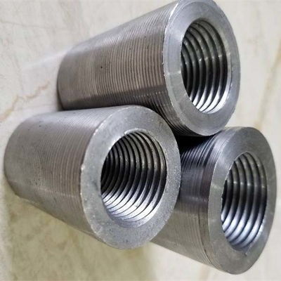 Connection Parallel Steel Bar Coupler Straight Threaded Rebar Sleeve For Construction