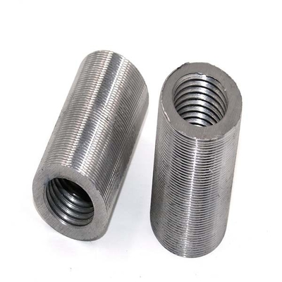 Connection Parallel Steel Bar Coupler Straight Threaded Rebar Sleeve For Construction