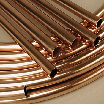 Red Copper Piping 99.99% Seamless T1 T2 T3 C11000 AISI  0.025mm-0.6mm